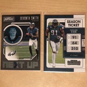 Panini NFL Philadelphia Eagles Football Card Lot